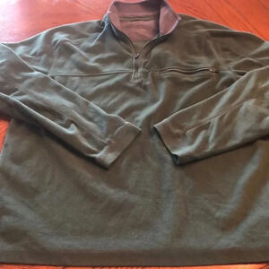 L. L. Bean Pullover Quarter Zipper Sweater L